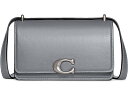 (取寄) コーチ レディース ラグゼ リファインド カーフ レザー バンディット ショルダーバッグ ブランド COACH women Luxe Refined Calf Leather Bandit Crossbody Grey Blue