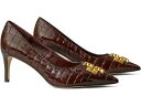 (取寄) トリーバーチ レディース 65 ウム エレノア ポンプ Tory Burch women Tory Burch 65 mm Eleanor Pump Brown Croc/Gold