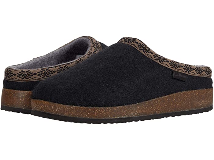 (取寄) エルエルビーン レディース ウール スリッパ クロッグ L.L.Bean women Wool Slipper Clog Black