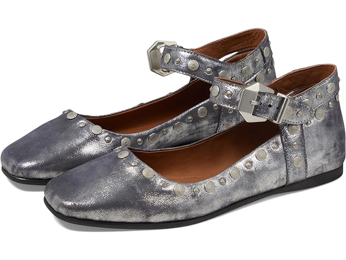 () t[s[v fB[X ~XeBbN A[ W[ tbc Free People women Free People Mystic Mary Jane Flat Silver Distress