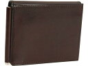 (取寄) ボスカ メンズ オールド レザー コレクション - マネー クリップ W/ ポケット Bosca men Bosca Old Leather Collection - Money Clip w/ Pocket Dark Brown Leather(4)