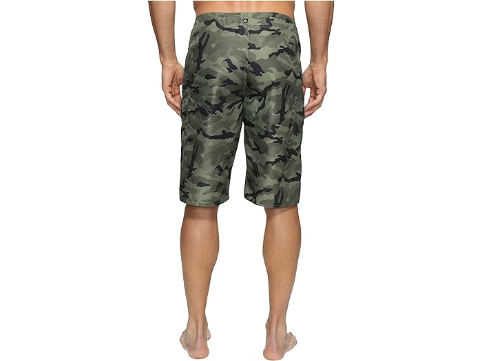 (取寄) クイックシルバー メンズ マニック カモ 22 ボードショーツ Quiksilver men Manic Camo 22" Boardshorts Forest Night