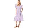 () CObV t@Ng[ fB[X bth fBe[ ~fB hX English Factory women English Factory Ruffled Detail Midi Dress Lilac