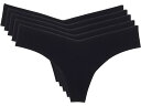 (取寄) コマンドー レディース クラシック トング 5-パック Commando women Classic Thong 5-Pack Black/Black/Black/Black/Black(4)