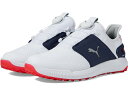 (取寄) プーマ ゴルフシューズ メンズ イグナイト エレベート ディスク ゴルフシューズ PUMA Golf men PUMA Golf Ignite Elevate Disc Golf Shoes Puma White/Puma Silver/Puma Navy