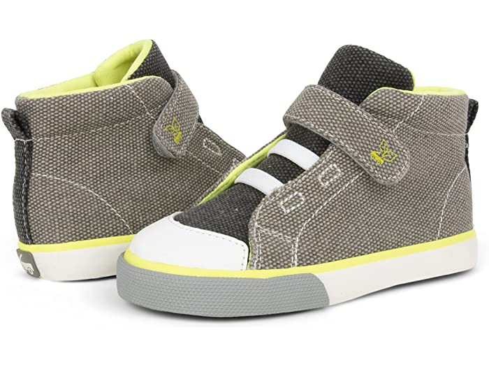 (取寄) シー カイ ラン キッズ ボーイズ ベルモント リサイクル (トドラー/リトル キッズ) See Kai Run Kids boys Belmont Recycled (Toddler/Little Kid) Gray/Lime