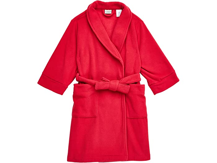 (取寄) エルエルビーン キッズ フリース ローブ (ビッグ キッズ) L.L.Bean kids Fleece Robe (Big Kids) Apple Red