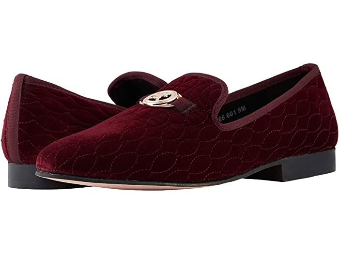 楽天スウィートラグ（取寄） ステイシー アダムス メンズ バレイ ベロア スリッポン ローファー Stacy Adams men Valet Velour Slip-On Loafer Burgundy