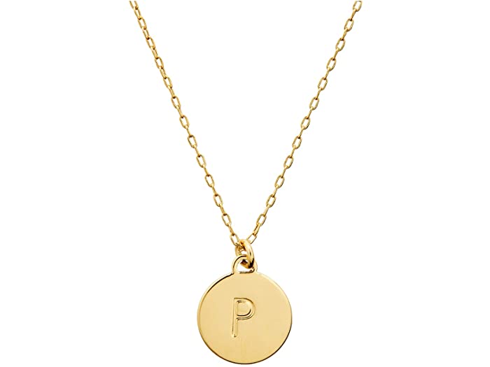 (取寄) ケイトスペード ケイト スペード ミニ イニシャル ペンダント Kate Spade New York Kate Spade Mini Initial Pendant P Gold