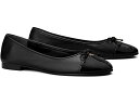 (取寄) トリーバーチ レディース キャップ-トゥ バレエ Tory Burch women Cap-Toe Ballet Perfect Black/Perfect Black(4)