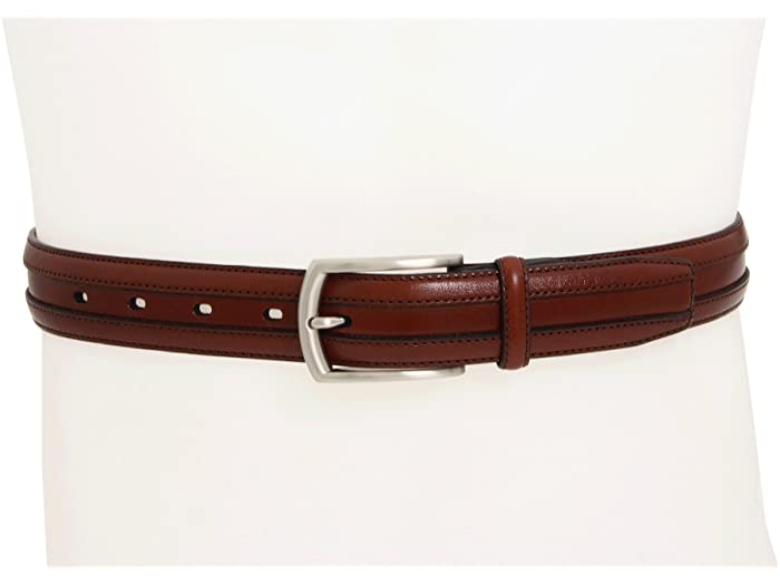 (取寄) ジョンストン&マーフィー メンズ ダブル カーフ ベルト Johnston & Murphy men Double Calf Belt Chestnut