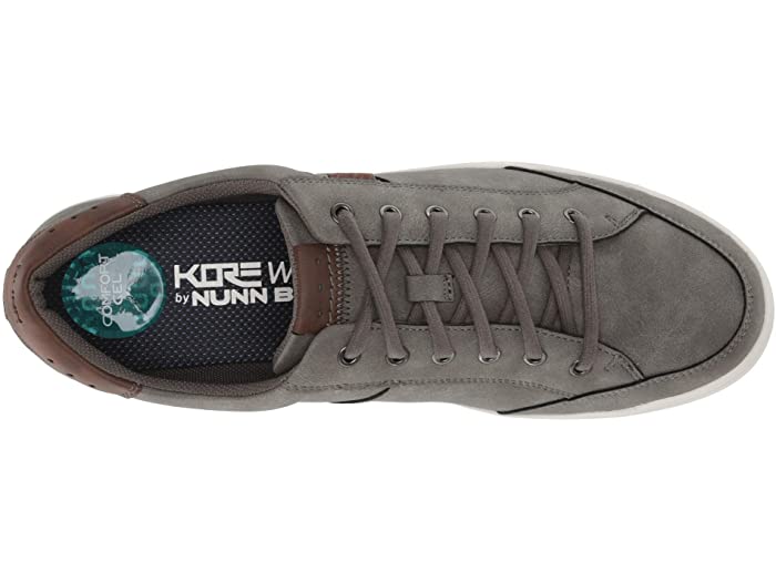 (取寄) ナン ブッシュ メンズ コア シティ ウォーク レース トゥ トゥ オックスフォード Nunn Bush men Kore City Walk Lace to Toe Oxford Charcoal