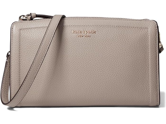 () ȥڡ ǥ Υå ڥ֥ 쥶 ⡼ ܥǥ Kate Spade New York women Kate Spade New York Knott Pebbled Leather Small Crossbody Warm Taupe