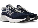 (取寄) ニューバランス キッズ スニーカー ジュニア 子供 靴 990 v6 New Balance Kids boys 990 v6 (Big Kid) Navy/Silver