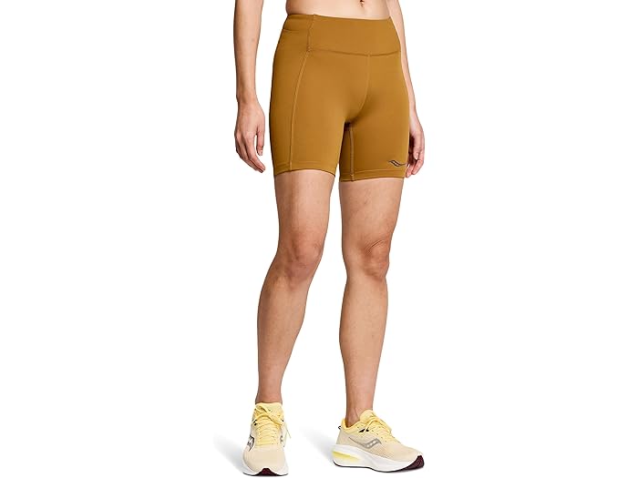 (取寄) サッカニー レディース フォーティファイ 6 ショーツ Saucony women Saucony Fortify 6" Shorts Bronze