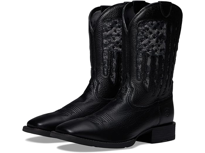 楽天スウィートラグ（取寄） アリアット メンズ スポーツ マイ カントリー ベントテック ウェスタン ブーツ Ariat men Sport My Country VentTEK Western Boot Black Deertan/Black Camo Print