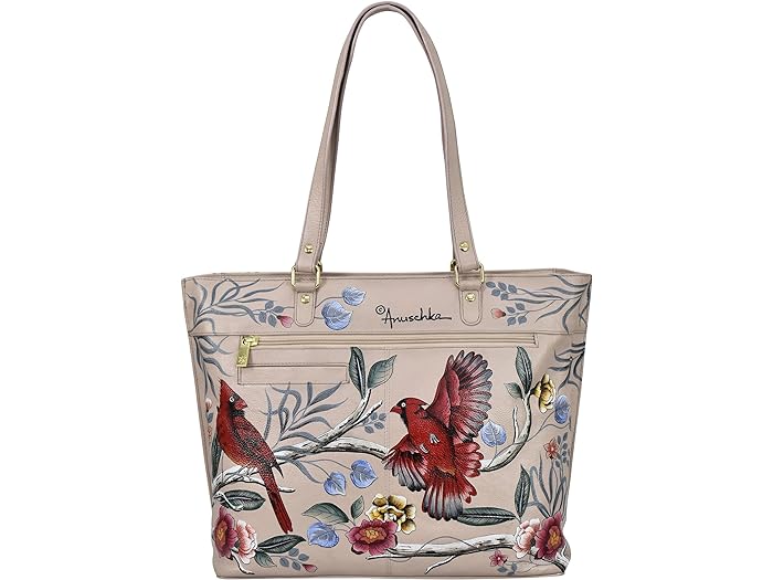 () AkVJ fB[X 698 [W Wbv gbv g[g Anuschka women Anuschka 698 Large Zip Top Tote Cardinal Family