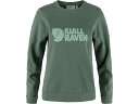 () tF[[x fB[X S Z[^[ Fjllrven women Fjallraven Fjallraven Logo Sweater Deep Patina/Misty Green