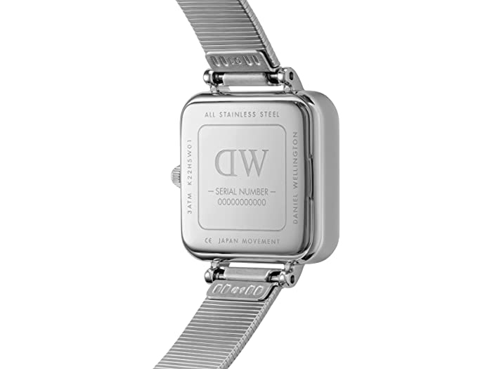 (取寄)ダニエルウェリントンミリスタジオメッシュウォッチDanielWellington22x22mmQuadroStudioMeshWatchSilver/Black
