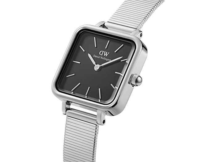 (取寄)ダニエルウェリントンミリスタジオメッシュウォッチDanielWellington22x22mmQuadroStudioMeshWatchSilver/Black