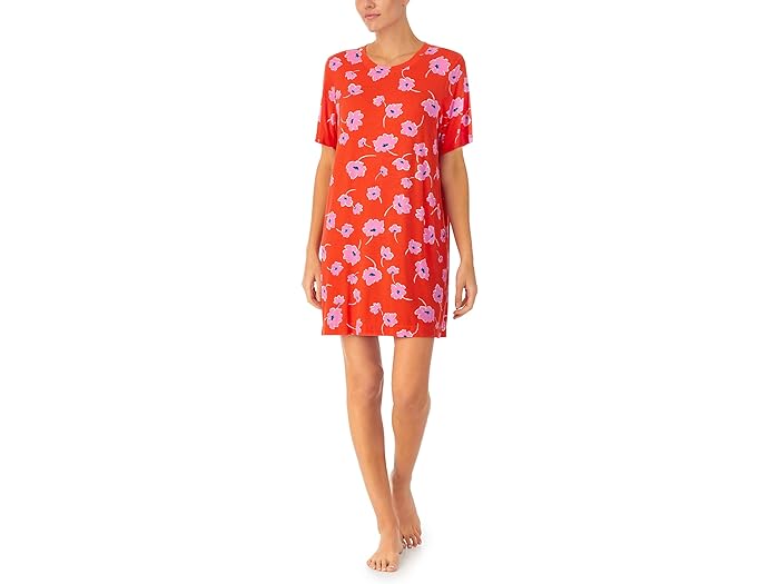 () TN`A fB[X V[g X[u X[veB[ Sanctuary women Sanctuary Short Sleeve Sleeptee Red Floral