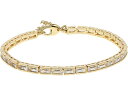 () ChEF fB[X oPbg ejX uXbg Madewell women Madewell Baguette Tennis Bracelet Pale Gold