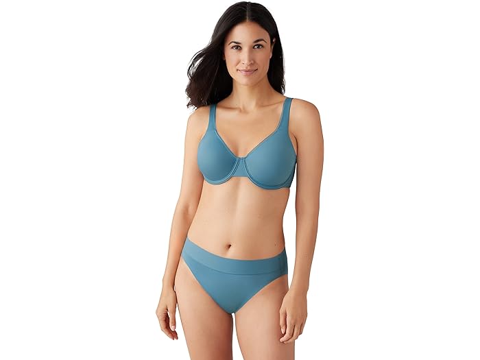 () R[ fB[X nC X^_[Y A_[C[ u 855352 Wacoal women Wacoal High Standards Underwire Bra 855352 Provincial Blue