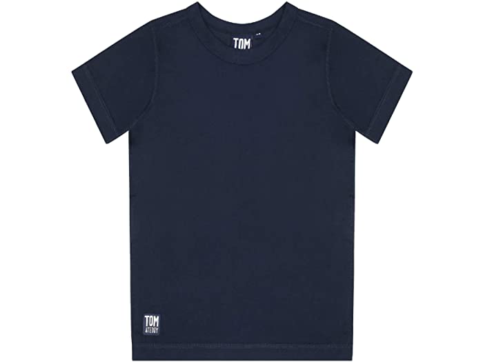 (取寄) トム&テディ ボーイズ ショート スリーブ ラッシュガード (リトル キッズ/ビッグ キッズ) Tom & Teddy boys Short Sleeve Rashguard (Little Kids/Big Kids) Deep Blue