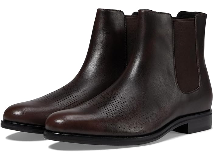 () R[n[ Y Vg Oh [U[ `FV[ u[c Cole Haan men Cole Haan Washington Grand Laser Chelsea Boot Dark Chocolate Reverse/Black