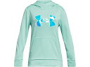 (取寄) アンダーアーマー キッズ ガールズ アーマー フリース ビッグ ロゴ パーカー (ビッグ キッズ) Under Armour Kids girls Under Armour Kids Armour Fleece Big Logo Hoodie (Big Kids) Neo Turquoise/Iridescent