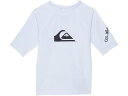 (取寄) クイック シルバー キッズ ボーイズ オール タイム ショート スリーブ (トドラー/リトル キッズ) Quiksilver Kids boys Quiksilver Kids All Time Short Sleeve (Toddler/Little Kids) White