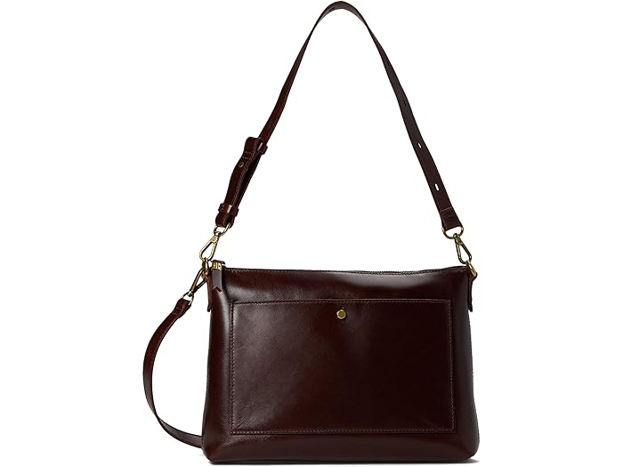 () ChEF fB[X gX|[g V_[ obO - {bNX U[ Madewell women Madewell Transport Shoulder Bag - Box Leather Espresso Bean