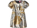 (取寄) リリー ピュリッツァー キッズ ガールズ ミニ ドレス (トドラー/リトル キッズ/ビッグ キッズ) Lilly Pulitzer Kids girls Lilly Pulitzer Kids Mini Priyanka Dress (Toddler/Little Kids/Big Kids) Gold Metallic Peony Parade Brocade