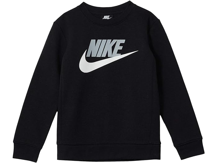 (取寄) ナイキ キッズ ボーイズ クラブ フリース クルー スウェットシャツ (ベビー/リトル キッズ) Nike Kids boys Club Fleece Crew Sweatshirt (Toddler/Little Kids) Black