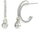 (取寄) ブライトン レディース イルミナ ライト アリュール フープ イヤリングス Brighton women Brighton Illumina Lights Allure Hoop Earrings Silver