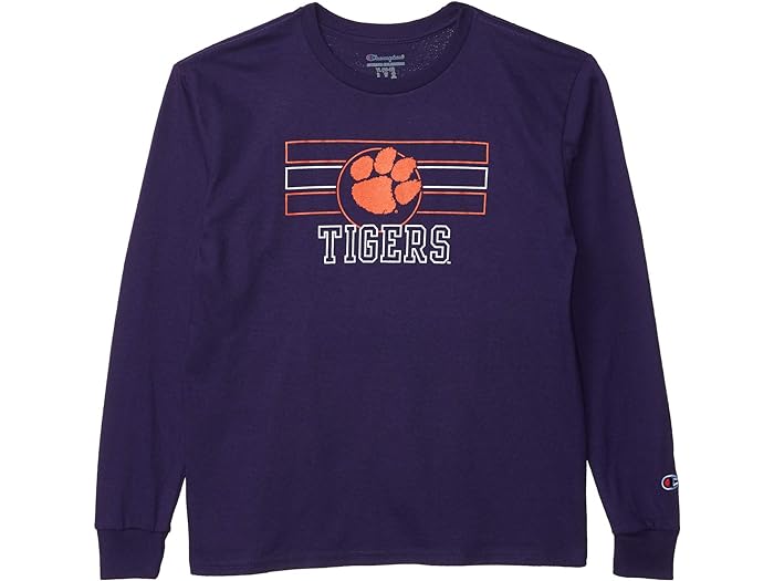 (取寄) チャンピオン カレッジ キッズ キッズ クレムソン タイガー ジャージ Tシャツ Champion College Kids kids Champion College Kids Clemson Tigers Long Sleeve Jersey Tee (Big Kids) Champion Purple