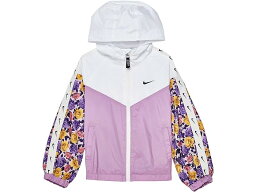 (取寄) ナイキ キッズ ガールズ フローラル ウインドランナー ジャケット (トドラー/リトル キッズ) Nike Kids girls Nike Kids Floral Windrunner Jacket (Toddler/Little Kids) White