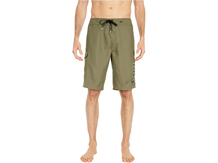(取寄) オニール メンズ サンタ クルス ソリッド 2.0 ボードショーツ O'Neill men Santa Cruz Solid 2.0 Boardshorts Military Green