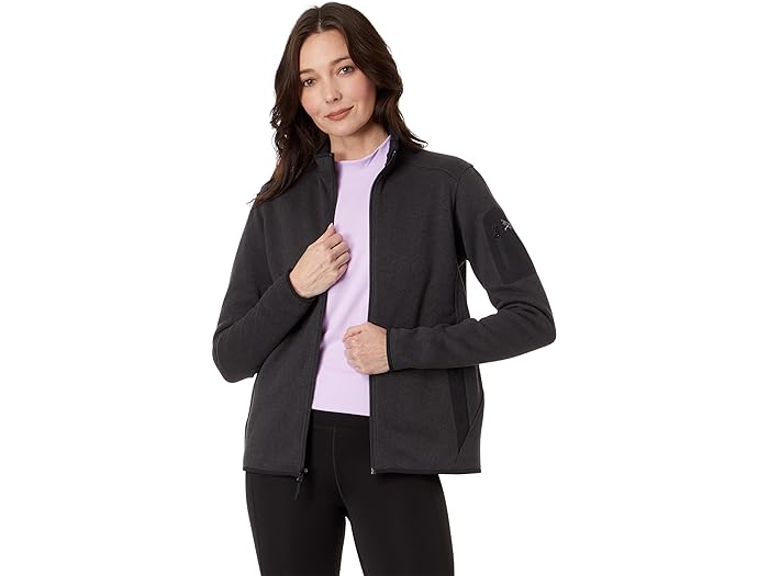 () ƥꥯ ǥ С ǥ Arc'teryx women Arc'teryx Covert Cardigan Black Heather II