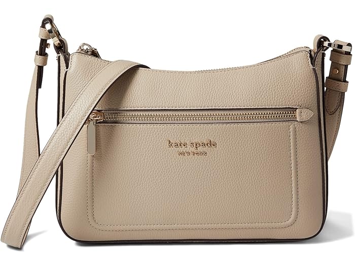 (取寄) ケイトスペード レディース ハドソン ペブルド レザー ミディアム クロスボディ Kate Spade New York women Kate Spade New York Hudson Pebbled Leather Medium Crossbody Earthenware