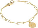 (取寄) ドギャード レディース カムズ フロム ウィジン ピース チャーム ブレスレット Dogeared women Dogeared Comes From Within Peace Charm Bracelet Gold