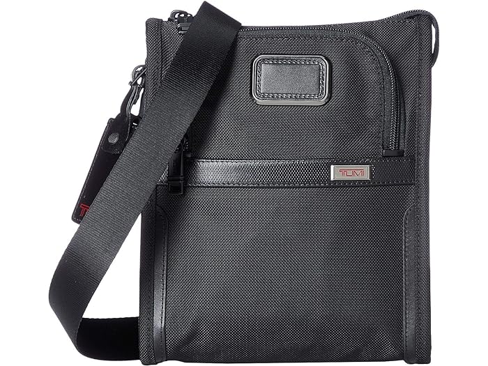 トゥミ ショルダーバッグ メンズ (取寄) トゥミ アルファ 3 ポケット バッグ スモール Tumi Tumi Alpha 3 Pocket Bag Small Black 1