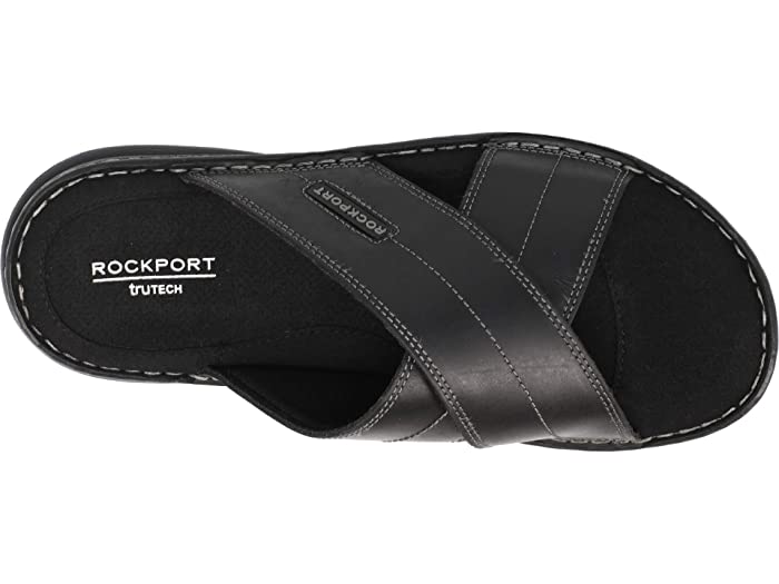 (取寄) ロックポート メンズ ダーウィン クロス バンド Rockport men Darwyn Cross Band Black Leather II