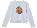 (取寄) バンズ キッズ ガールズ アウトドア ツイステッド 長袖 Tシャツ ロンT Vans Kids girls Vans Kids Outdoor Twisted Long Sleeve Tee (Big Kids) White