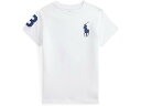 (取寄) ラルフローレン キッズ ボーイズ ビッグ ポニー コットン ジャージ Tシャツ (リトル キッド) Polo Ralph Lauren Kids boys Big Pony Cotton Jersey Tee (Little Kid) White/C7996