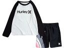 (取寄) ハーレー キッズ ボーイズ シャーク ティース スイム セット (トドラー) Hurley Kids boys Hurley Kids Shark Teeth Swim Set (Toddler) Black