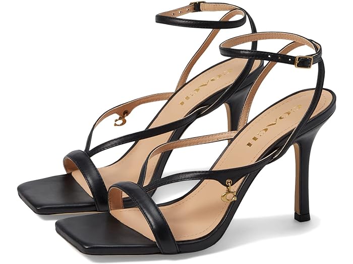 コーチ (取寄) コーチ レディース カリ レザー サンダル COACH women COACH Kali Leather Sandal Black