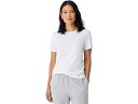 () AC[ tBbV[ fB[X I[KjbN s} Rbg W[W Eh lbN TVc Eileen Fisher women Eileen Fisher Organic Pima Cotton Jersey Round Neck Tee White