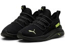 () v[} LbY 4I[ Xbv-I (g Lbh) PUMA kids PUMA One4All Slip-On (Little Kid) PUMA Black/Lime Pow/Cool Dark Gray