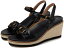 () ϡ ǥ 饦ɥե ѥɥ꡼  å 75  Cole Haan women Cole Haan Cloudfeel Espadrille Link Wedge 75 mm Black Leather